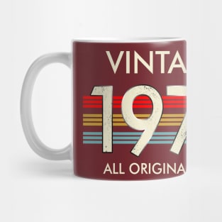 Vintage 1972 All Original Parts Mug